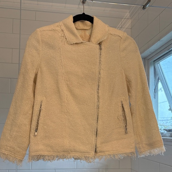 Rebecca Taylor Jackets & Blazers - Rebecca Taylor Off-White moto Jacket